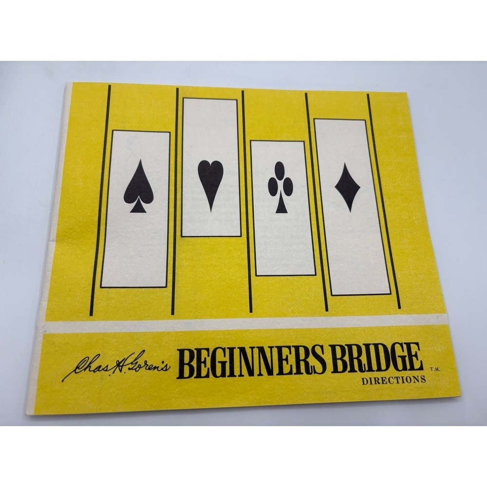 Goren's Beginners Bridge Game Milton Bradley Complete Vintage 1967 - Picture 4 of 5